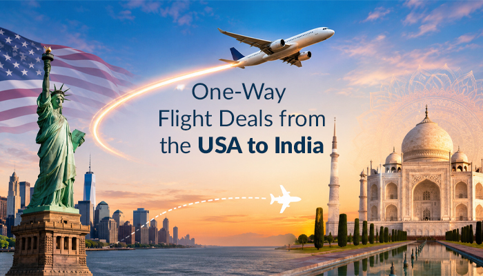 One-Way Flight Deals from the USA to India